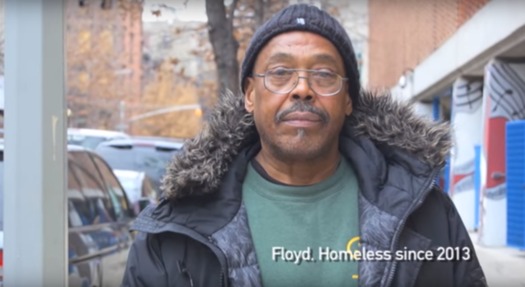 Floyd Parks is one of three homeless men who say New York City officials trashed their belongings in the middle of the night. (NYCLU)