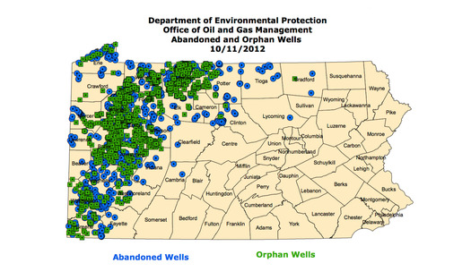 New rules could help avoid interference between new and abandoned wells. (Pennsylvania Department of Environmental Protection)