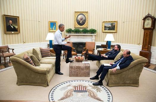 President Barack Obama makes final preparations to the State of the Union address, in which he reiterated his commitment to climate action. (Whitehouse.gov)