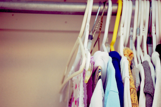 During Get Organized Month in January, experts recommend starting with closets. (emma kate/Flickr)