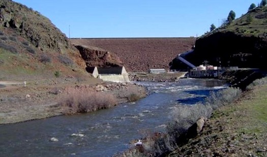 The Iron Gate Dam is one of four slated for removal if all parties agree on amendments to the Klamath Hydroelectric Settlement Agreement. (California Trout)