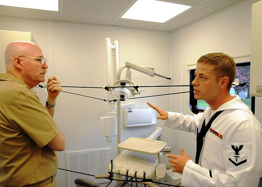 Mobile clinics are becoming a popular way to serve veterans health care, according to Rep. Cedric Hayden, R-Cottage Grove. (William Heimbuch/U.S. Navy)