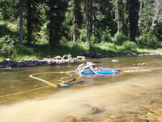 Expansion of suction dredge gold mining failed to get approval Tuesday from the Idaho House Resource and Conservation Committee. (Idaho Conservation League)