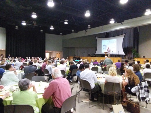 Ideas for Kentucky's transition to a clean-energy economy are gathered at a public forum in Lexington. (Greg Stotelmyer)