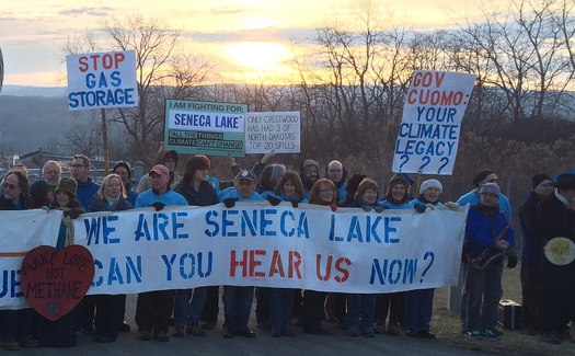 Protests have led to more than 500 arrests at the Seneca Lake site since 2014. (wearesenecalake.com)