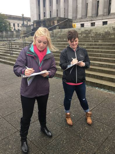 Washington is the only West Coast state without a paid sick leave law, and proponents of Initiative 1433 are gathering signatures to try to change that. (Raise Up Washington)