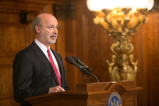 Gov. Tom Wolf has said he will veto the Republican budget proposal. (Gov. Tom Wolf/Flickr)