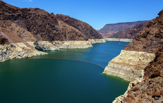 Lake Mead, a major water source for several Western states, is currently less than half full, a major indicator of drought conditions. (HofstetterPhoto/iStockphoto)