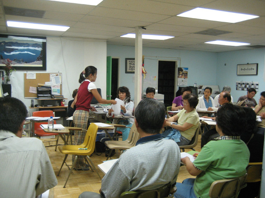 Improving English language skills can raise immigrants' earning potential as much as 24 percent. (Korean Resource Center/Flickr)