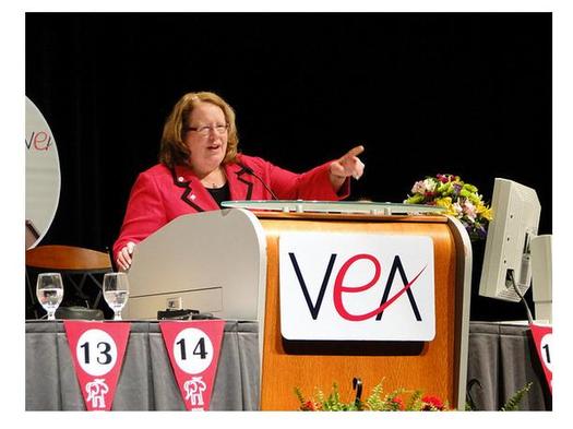 Teacher and VEA president Meg Gruber is praising a SCOTUS decision reaffirming the rights of public sector unions to charge so-called fair share fees. (Virginia Beach Education Association)