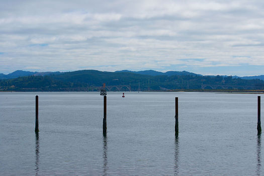 Jordan Cove, above, is the potential site of a large liquefied natural gas terminal, which would have a capacity of 6 million tons annually. (Visitor7/Wikimedia Commons)