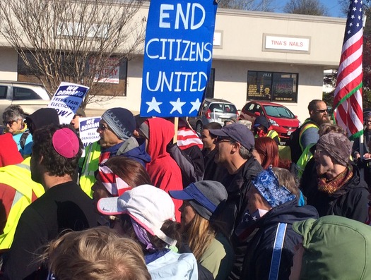 Protesters marched 140 miles from the Liberty Bell to Washington, D.C., to demand that Congress restore voting rights and get big money out of elections. (Democracy Spring)