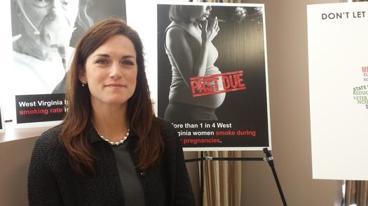 Amy Tolliver with the West Virginia Perinatal Partnership says a sharp hike in cigarette taxes would be a win-win. (Dan Heyman)