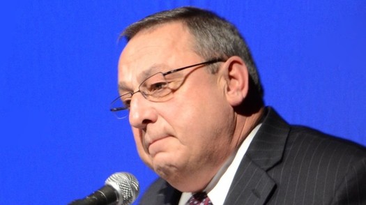 Gov. Paul LePage continues to draw fire for last week's veto of a measure to make a lifesaving drug-overdose antidote available in Maine without a prescription. (Matt Gagnon/Wikipedia)
