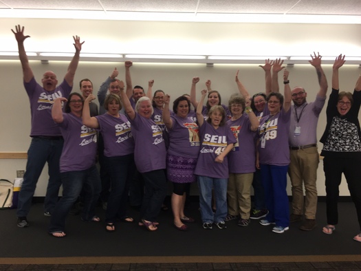 More than 1,100 health-care workers joined SEIU Local 49 in Springfield, Ore., this week. (SEIU Local 49)