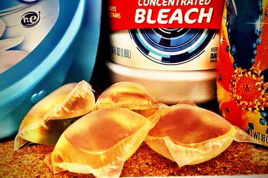If ingested, laundry and dish detergent pods can cause injuries to the throat, lungs or skin. (M. Kuhlman)