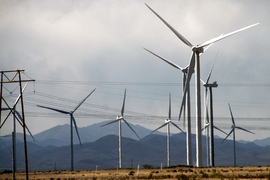 These windmills near Hatch are part of New Mexico's growing wind-energy industry, which recently surpassed 1,000 megawatts of generating capacity. (MarilynHaddrill/iStockphoto)