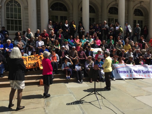 More than 350 seniors took part in a day of advocacy. (A Nickerson/LiveOn NY)