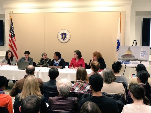 Women lawmakers are taking the lead on a bill pending at the State House that would ensure doctor-patient confidentiality when it comes to insurance companies' explanation of benefits. (Scholars Strategy Network)