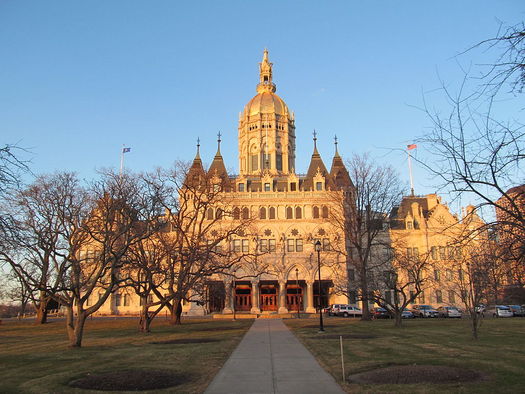 The Connecticut State Capitol building where legislators passed new state budget cuts of $233.6 million from critical programs for children and families. (John Phelan/Wikimedia Commons)