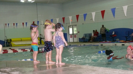 Parents are urged to buy water-quality test kits before letting kids play in public pools and water parks. (Greg Stotelmyer)