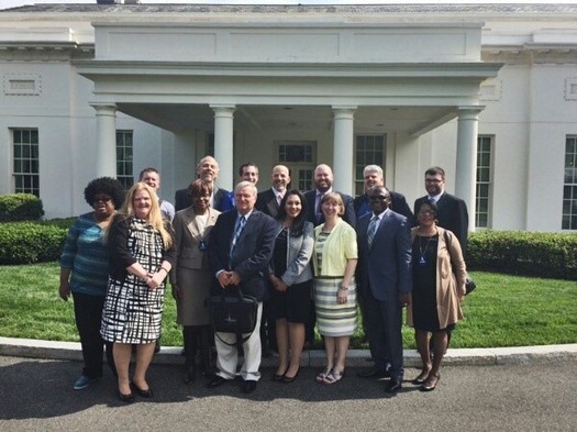 The National Education Association sent teachers from across the country to Washington, D.C., to ask senators to hold a hearing on President Obama's nomination for the U.S Supreme Court. (Patrick Chambers)