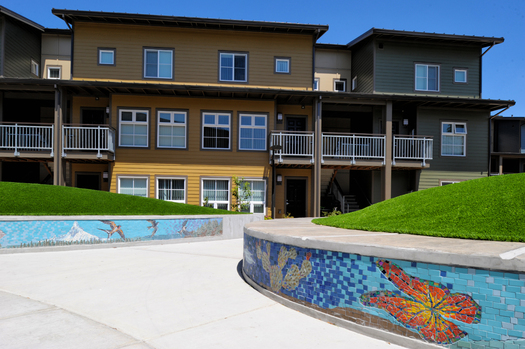 Farmworker Housing Development Corp. builds housing, such as the building above, for farmworkers and their families. (FHDC)