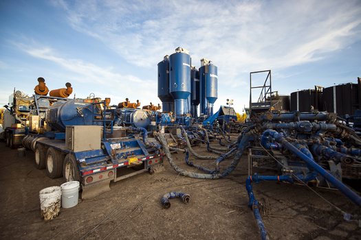 Methane emissions from hydraulic fracturing operations contribute to climate change. (MajaPhoto/iStock)