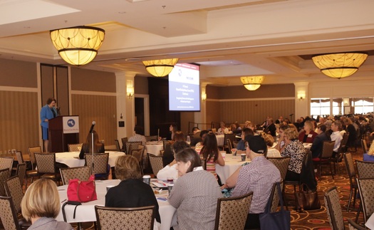 More than 300 people gathered in Norwood last week for an annual conference of the state's Family and Patient Advisory Councils. (HCFA)