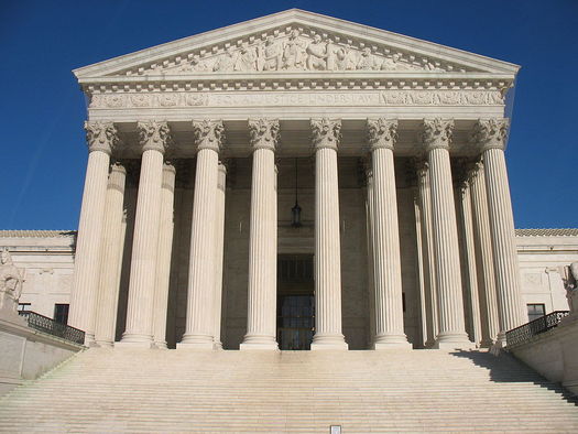 A tie ruling in the U.S. Supreme Court doesn't set a legal precedent, but immigrants' rights advocates say it is a setback for many trying to remain in this country. (Kjetil Ree/Wikimedia Commons)