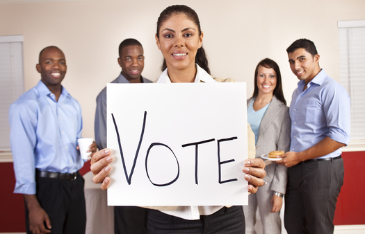 Feet in 2 Worlds has designed a new smartphone app to inform young Latinos and help get them to polls on Election Day. (iStockphoto)