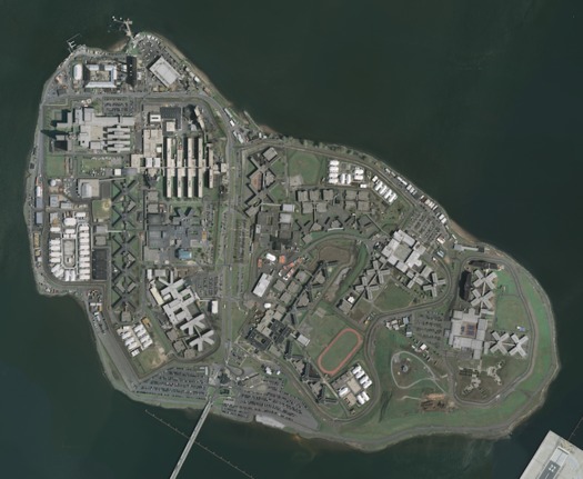Rikers Island, where many of the 16- and 17-year-olds arrested in New York City wait for trial. (USGS/Wikimedia Commons)
