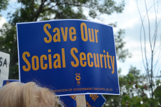 Social Security benefits faces solvency challenges as baby boomers hit retirement. (AFGE/Flickr)