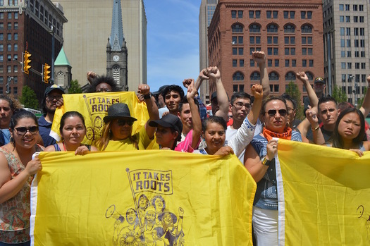Community organizers from across the country are participating in the People's Caravan. (Grassroots Global Justice)