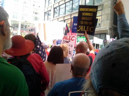 Teachers charge that Indiana schools are under threat by a powerful lobbying group. (Chicago Federation of Labor)