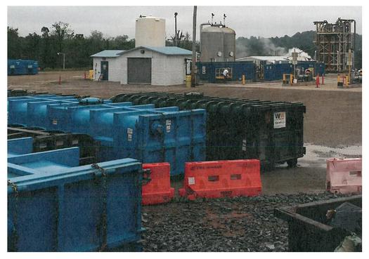 Documents show nearly 50 containers of low-level radioactive West Virginia fracking waste was dumped into a Kentucky landfill, amid regulatory confusion and questionable business practices. (WV DHHR)