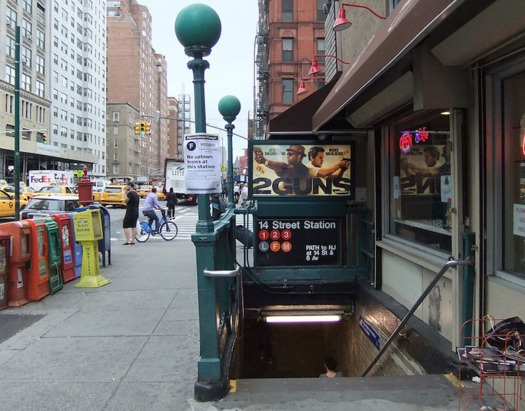 Just over 80 percent of New York City subway stations are not wheelchair accessible. (Harrison Leong/Wikimedia Commons)