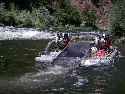 The ban on suction dredge gold mining in California rivers will remain in place after miners lost a suit at the California Supreme Court. (Klamath Riverkeeper)