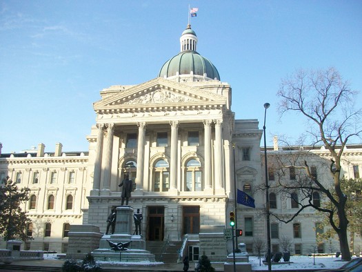 Indiana's statehouse is the site of a march and rally today as part of Moral Day of Action