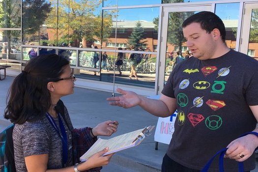 Arizona PIRG Education Fund is helping register new voters on college campuses, part of National Voter Registration Day today. (AZ PIRG Education Fund)