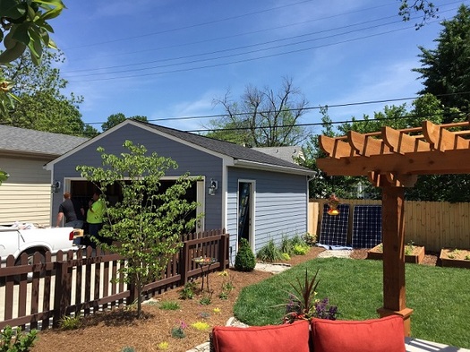 With 18 solar panels on his garage and house, Robert Chatham's Louisville home is one of many that will be on Saturday's Kentucky Solar Tour. (Robert Chatham)
