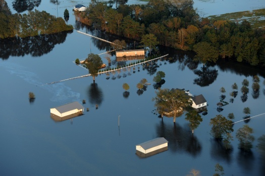 Much of the eastern part of North Carolina remains underwater, and people struggle to recover and compete with the election for attention. (Fema.gov)