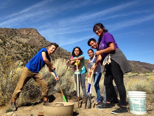 Rio Grande Del Norte National Monument is getting some special attention this week from teens and veterans working together on habitat improvements. (Jim O'Donnell)