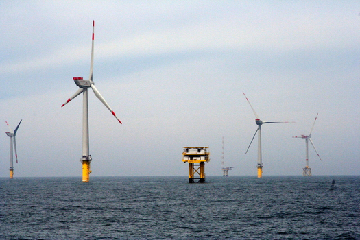 Offshore wind could someday supply New York with 39 gigawatts of power. One gigawatt is the equivalent of 1,000 megawatts. (U.S Dept. of Energy/Wikimedia Commons)