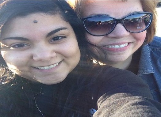 Ashley Garcia, left, and her adoptive mom, Liz, say the state of Massachusetts has been stepping up and giving them the kind of support called for in a new report calling for more and better-trained foster parents. (A. Garcia)