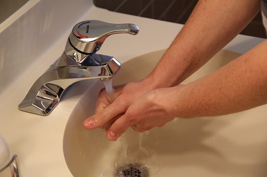 The CDC recommends washing hands often, and not just when they're dirty, but also while preparing food and before eating. (Pixabay)
