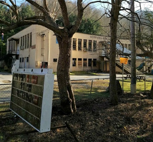 This small-town community center is involved in the Letcher County Culture Hub, an effort in eastern Kentucky to bridge political differences through arts and culture. (Gwen Johnson)