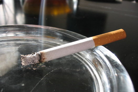 A new report ranks the Bay State at 36th in the nation, near the bottom among states, for the amount it spends on smoking prevention. (anderson wasser/blogspot)