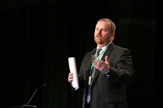 North Dakota Farmers Union President Mark Watne says low commodity prices are causing financial pain among farmers. (NDFU.org)