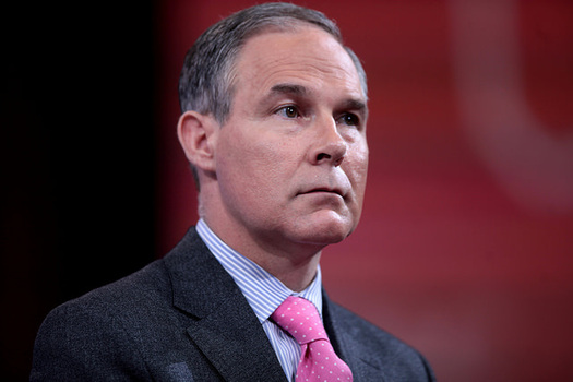 Oklahoma Attorney General Scott Pruitt took his turn answering tough questions from a Senate committee as President-elect Donald Trump's pick to head the E.P.A. (Gage Skidmore)
